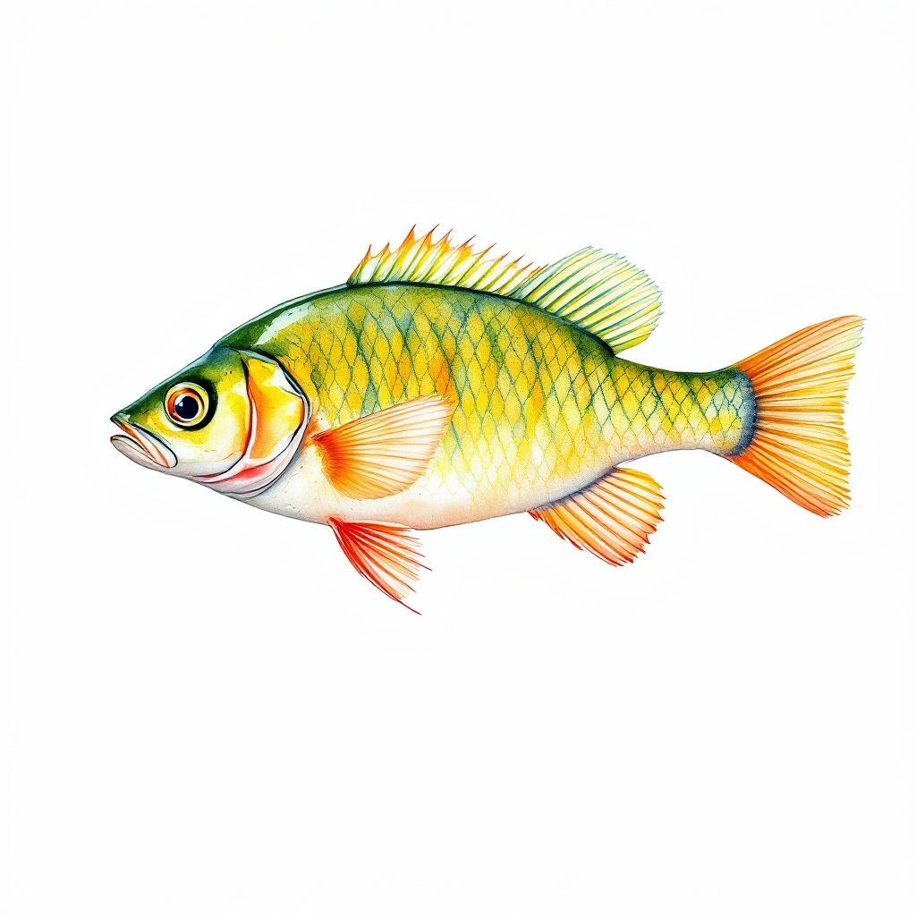 Illustration representing Perch-like Fish (Perciformes)