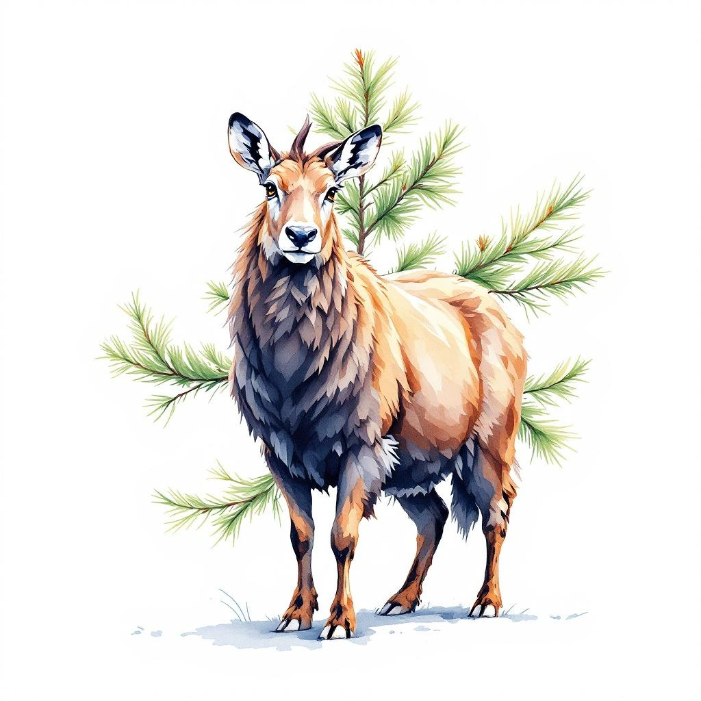 Illustration representing Pines (Pinus)