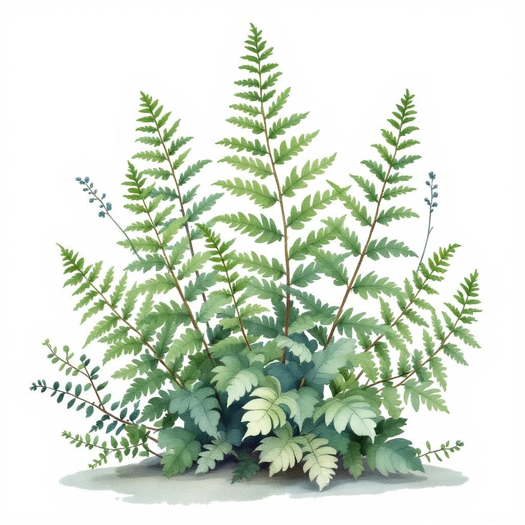 Illustration representing Ferns (Polypodiophyta)