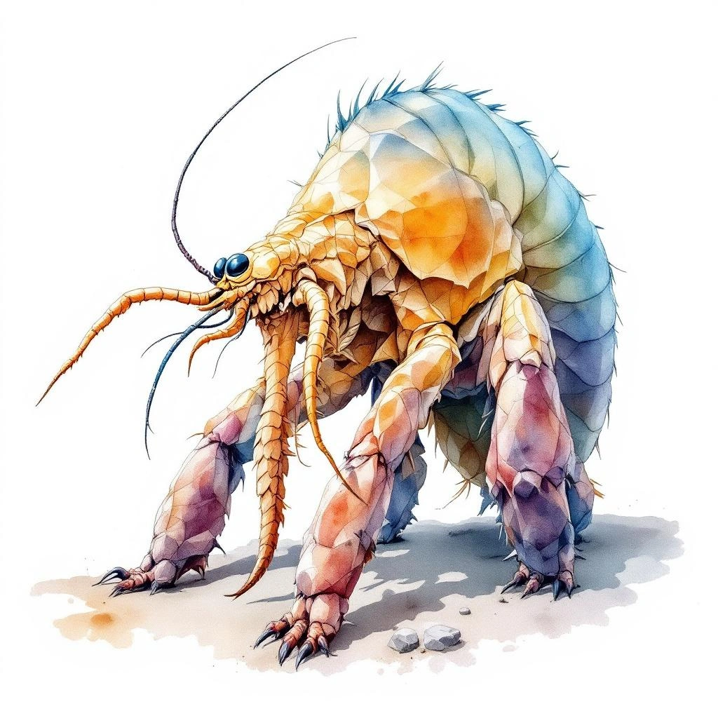 Illustration representing Pycnogonida (Pycnogonida)