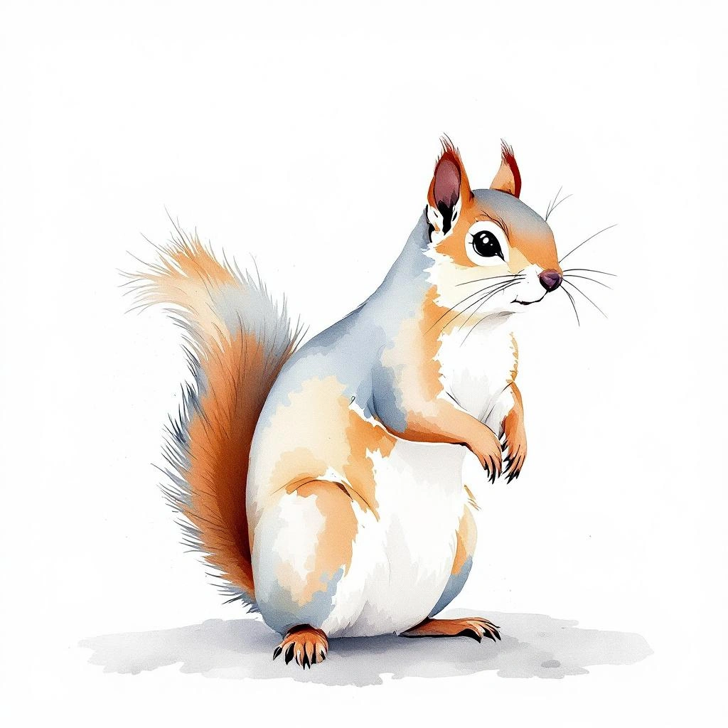 Illustration representing Tree Squirrels (Sciurus)