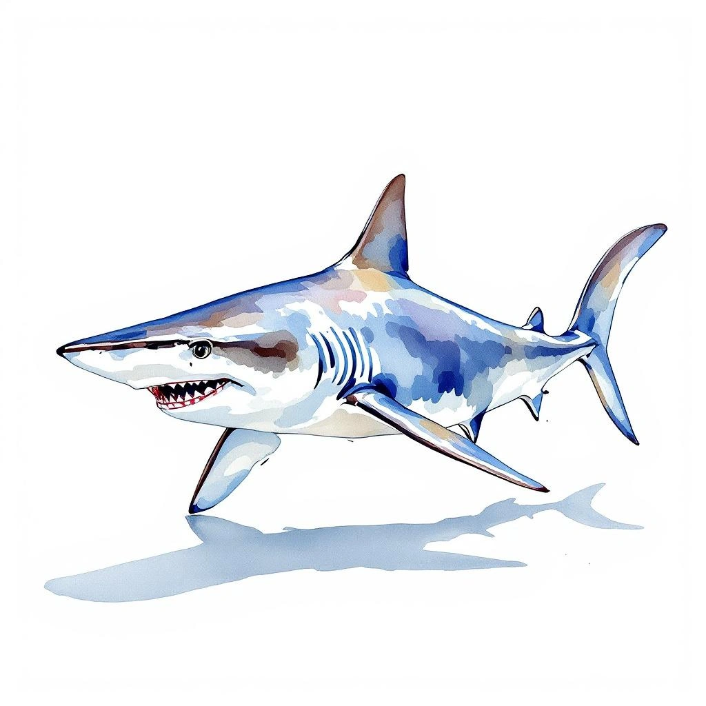 Illustration representing Hammerhead Sharks (Sphyrnidae)