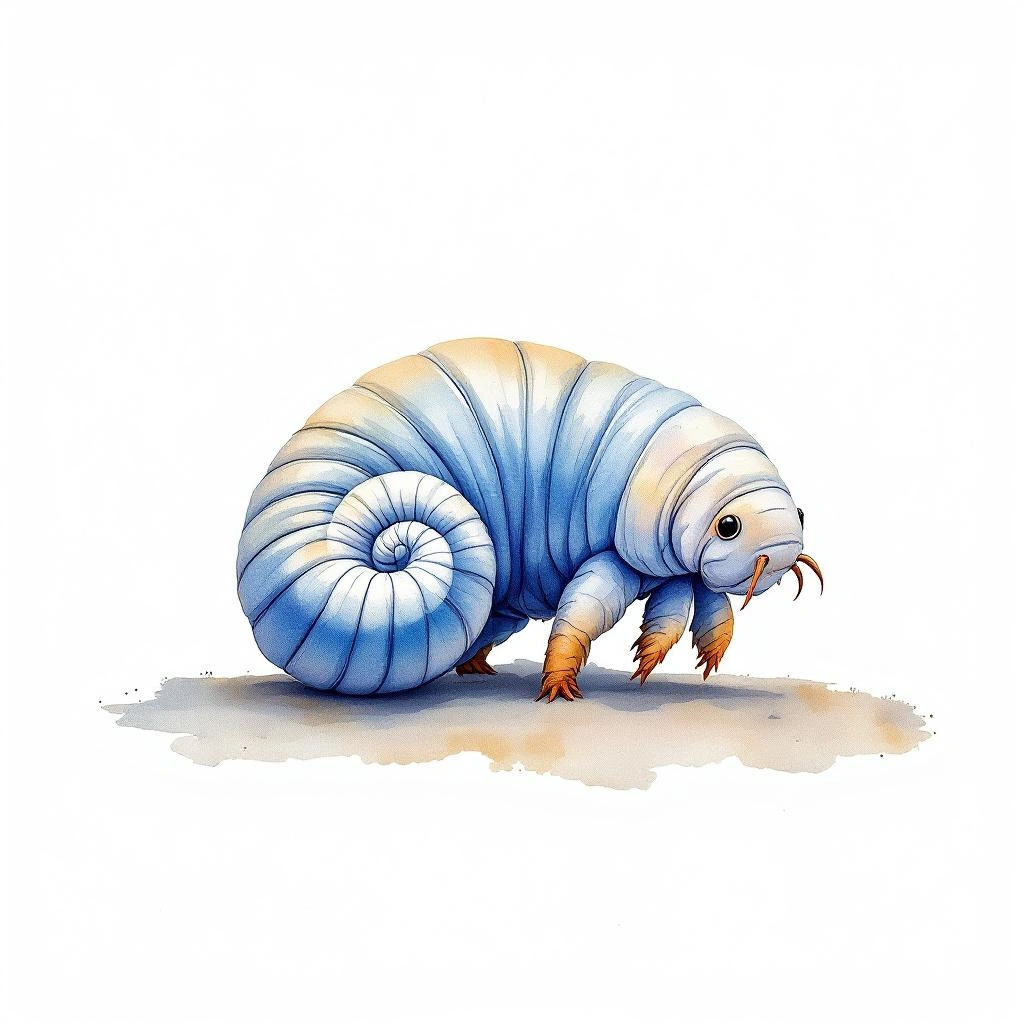 Illustration representing Bärtierchen (Tardigrada)