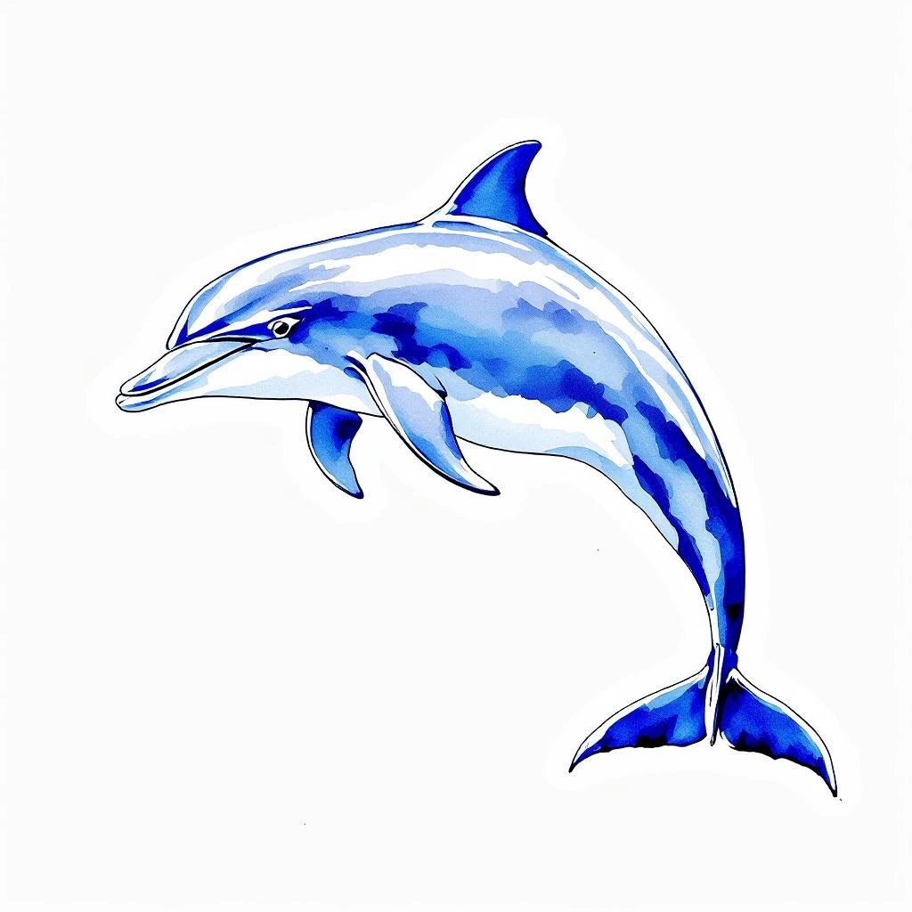 Illustration representing Bottlenose Dolphins (Tursiops)